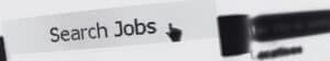Mouse hovering over "search jobs" button on company career page